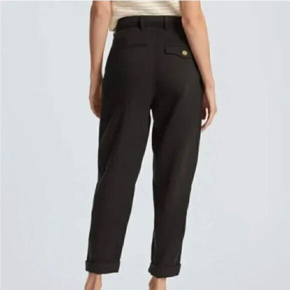 NWT Everlane The TENCEL Relaxed Soft Chino Black Size 2 - Picture 5 of 5